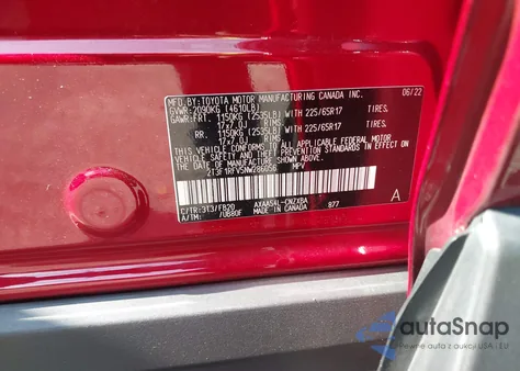 2022 Toyota Rav4 Le from USA, damaged, VIN 2T3F1RFV5NW286056